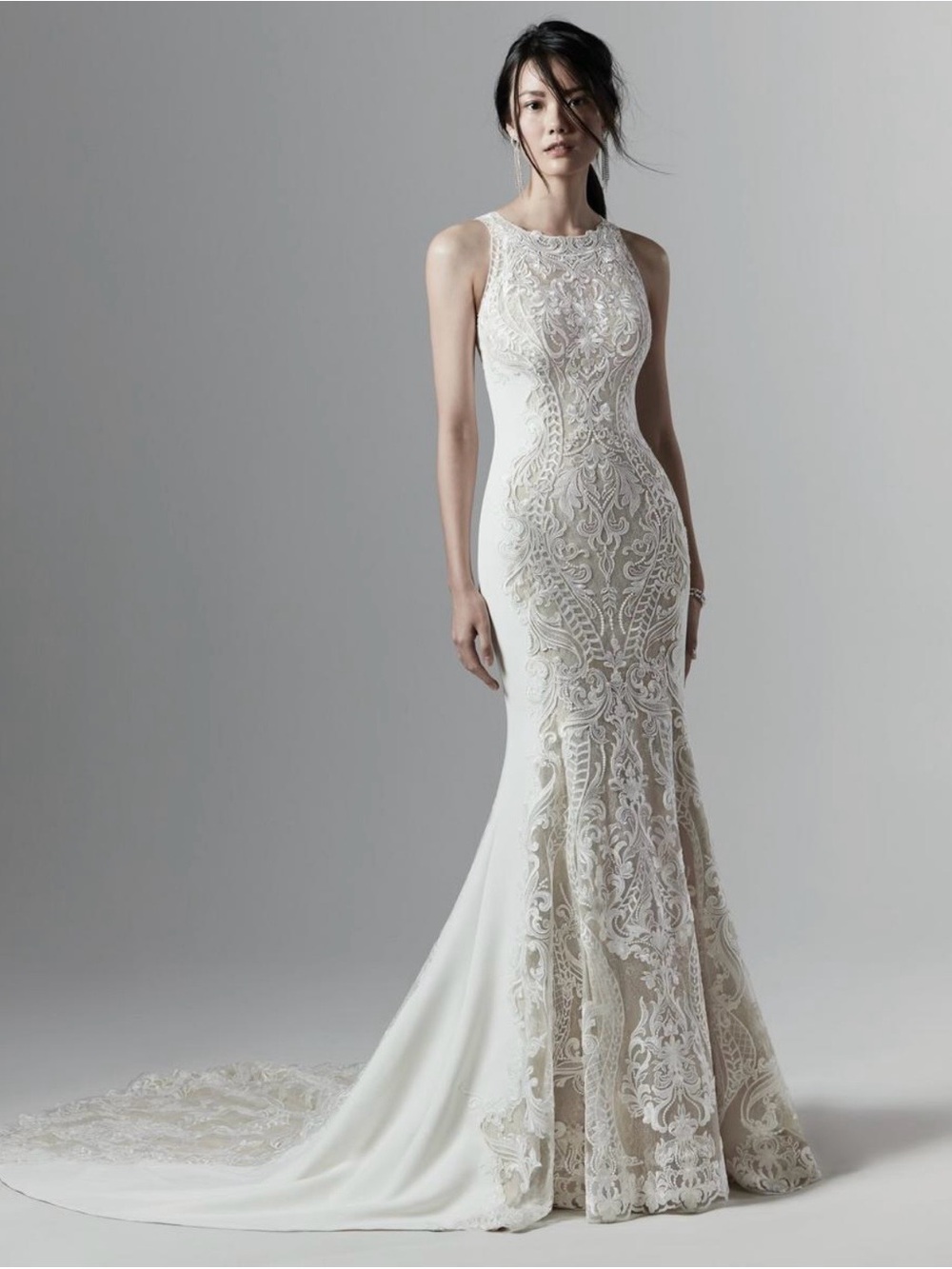 Sottero and Midgley, Kevyn Ivory Lace Mermaid Dress